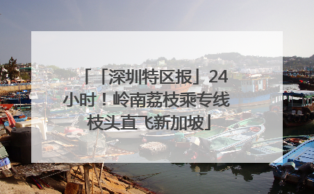 「深圳特区报」24小时！岭南荔枝乘专线 枝头直飞新加坡