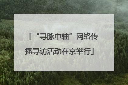 “寻脉中轴”网络传播寻访活动在京举行