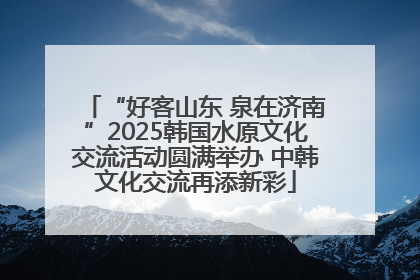 “好客山东 泉在济南”2025韩国水原文化交流活动圆满举办 中韩文化交流再添新彩