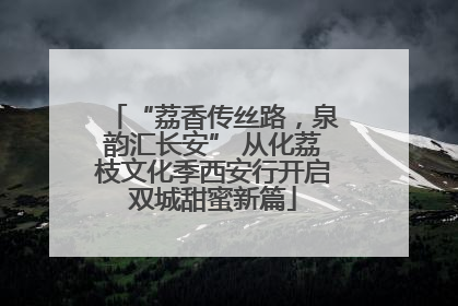“荔香传丝路，泉韵汇长安” 从化荔枝文化季西安行开启双城甜蜜新篇