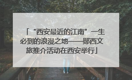 “西安最近的江南”一生必到的浪漫之地——郧西文旅推介活动在西安举行