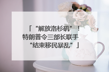 “解放洛杉矶”！特朗普令三部长联手“结束移民暴乱”