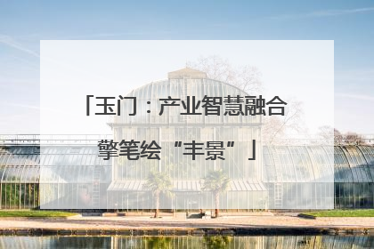 玉门：产业智慧融合 擎笔绘“丰景”