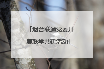 烟台联通党委开展联学共建活动
