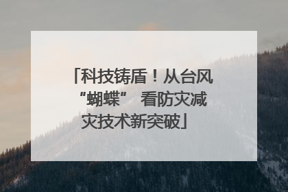 科技铸盾！从台风“蝴蝶” 看防灾减灾技术新突破