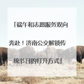 端午和志愿服务双向奔赴！济南公交解锁传统节日的打开方式
