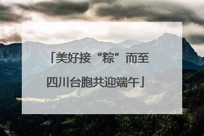 美好接“粽”而至 四川台胞共迎端午