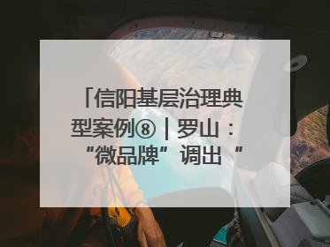 信阳基层治理典型案例⑧｜罗山：“微品牌”调出“大和谐”