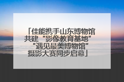 佳能携手山东博物馆共建“影像教育基地” “遇见最美博物馆”摄影大赛同步启幕