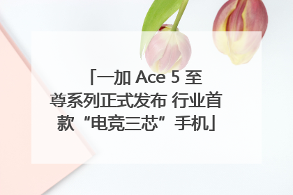 一加 Ace 5 至尊系列正式发布 行业首款“电竞三芯”手机