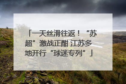 一天丝滑往返！“苏超”激战正酣 江苏多地开行“球迷专列”
