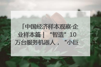 中国经济样本观察·企业样本篇｜“智造”10万台服务机器人，“小巨人”擎朗有大梦想