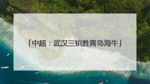 中超：武汉三镇胜青岛海牛