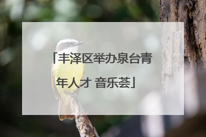 丰泽区举办泉台青年人才 音乐荟