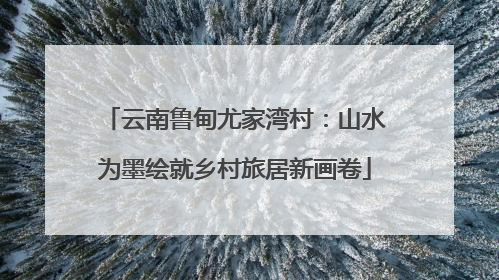 云南鲁甸尤家湾村：山水为墨绘就乡村旅居新画卷