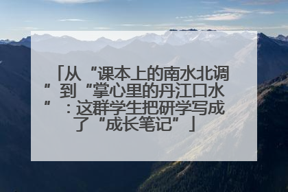 从“课本上的南水北调”到“掌心里的丹江口水”：这群学生把研学写成了“成长笔记”