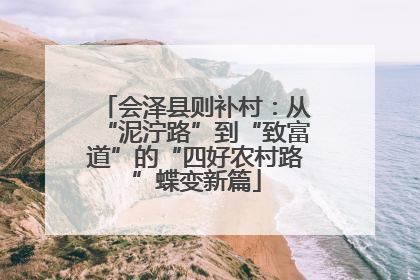 会泽县则补村：从“泥泞路”到“致富道”的“四好农村路”蝶变新篇