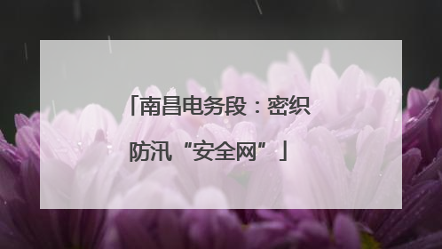 南昌电务段：密织防汛“安全网”