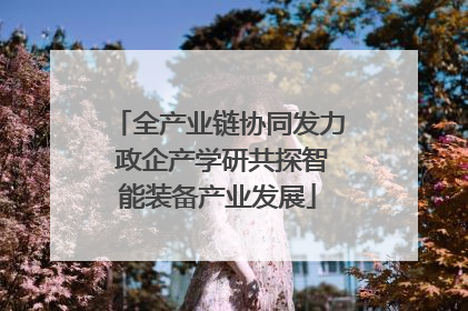 全产业链协同发力 政企产学研共探智能装备产业发展