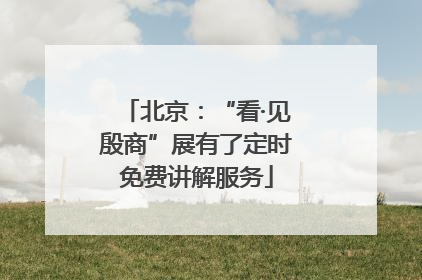 北京：“看·见殷商”展有了定时免费讲解服务