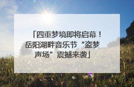 四重梦境即将启幕！岳阳湖畔音乐节“盗梦声场”震撼来袭