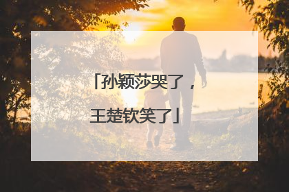 孙颖莎哭了，王楚钦笑了