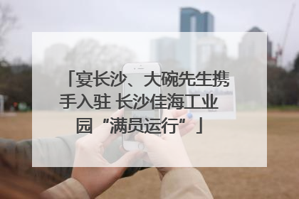 宴长沙、大碗先生携手入驻 长沙佳海工业园“满员运行”