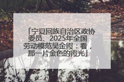 宁夏回族自治区政协委员、2025年全国劳动模范吴金霞：看，那一片金色的霞光