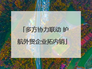 多方协力联动 护航外贸企业拓内销