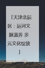天津北辰区：运河文脉滋养 多元文化绽放