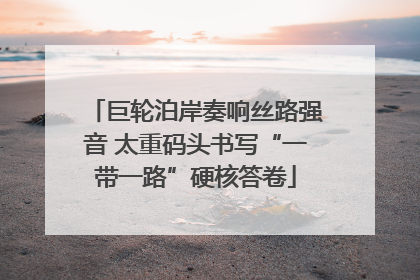 巨轮泊岸奏响丝路强音 太重码头书写“一带一路”硬核答卷