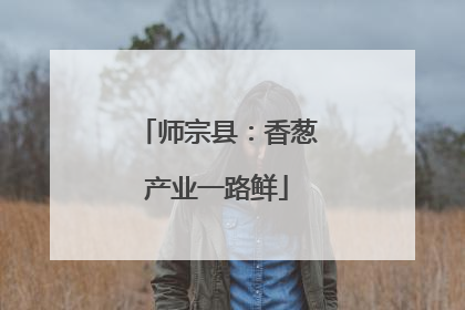师宗县：香葱产业一路鲜