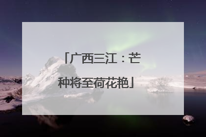 广西三江：芒种将至荷花艳