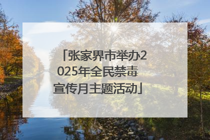 张家界市举办2025年全民禁毒宣传月主题活动
