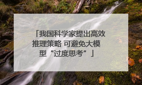 我国科学家提出高效推理策略 可避免大模型“过度思考”