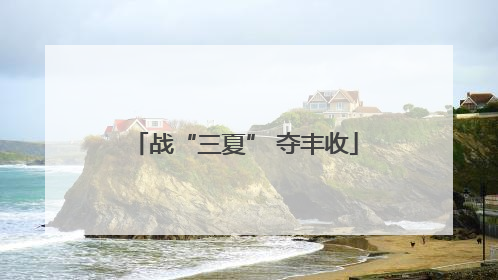 战“三夏” 夺丰收