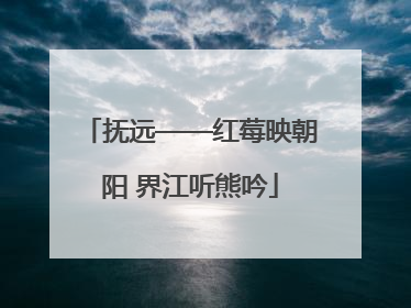抚远——红莓映朝阳 界江听熊吟