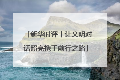 新华时评丨让文明对话照亮携手前行之路
