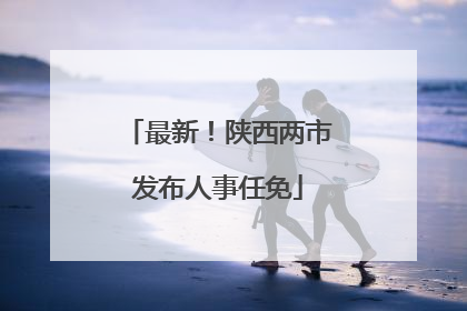 最新！陕西两市发布人事任免