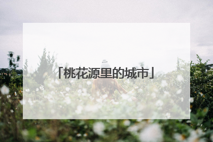 桃花源里的城市