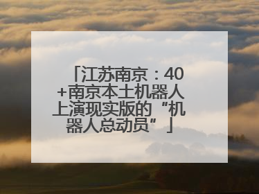 江苏南京：40+南京本土机器人上演现实版的“机器人总动员”