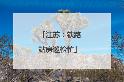 江苏：铁路站房巡检忙