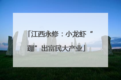 江西永修：小龙虾“蹦”出富民大产业