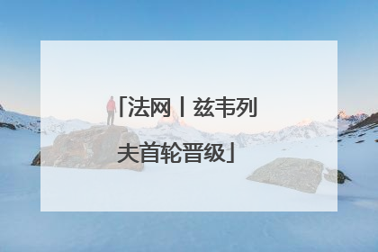 法网丨兹韦列夫首轮晋级