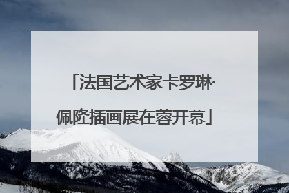 法国艺术家卡罗琳·佩隆插画展在蓉开幕