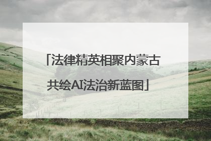 法律精英相聚内蒙古 共绘AI法治新蓝图