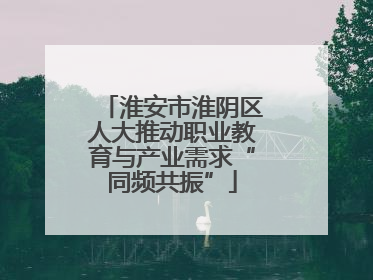 淮安市淮阴区人大推动职业教育与产业需求“同频共振”