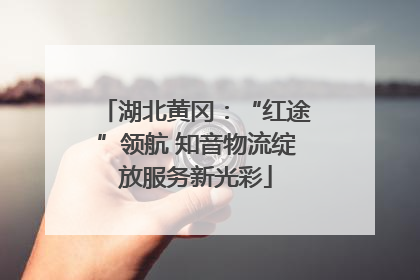 湖北黄冈：“红途”领航 知音物流绽放服务新光彩