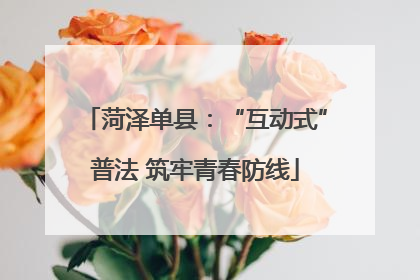菏泽单县：“互动式”普法 筑牢青春防线