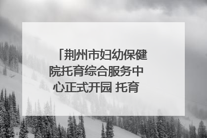 荆州市妇幼保健院托育综合服务中心正式开园 托育宣传月同步启动